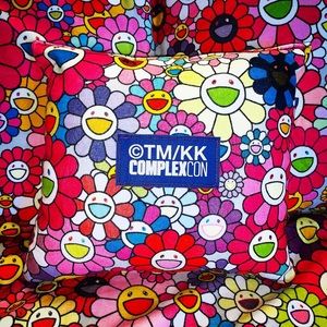 CUSTOM TAKASHI MURAKAMI X COMPLEXCON PILLOW